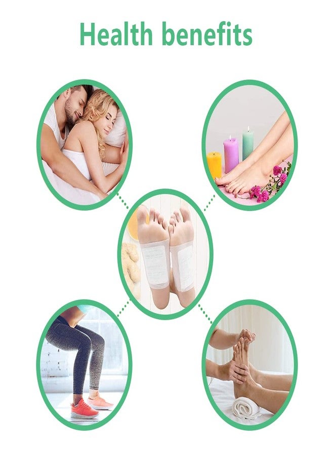 maguja Foot Pads maguja 100Pcs Foot Pads for Foot Care Ginger Foot Patch with Natural Ingredients Bamboo Vinegar and Ginger Powder - Image 4